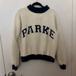 Parke Coastal Two Tone Varsity Mockneck